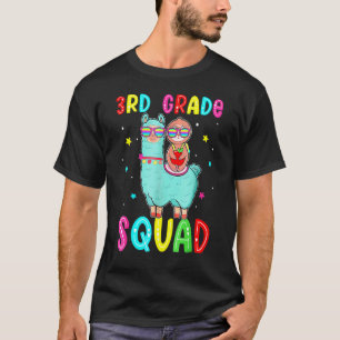 T-shirt Équipe de 3e année Mignon paresseux montant un lam