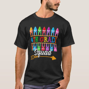 T-shirt Équipe de 4e année Quatrième Enseignant Équipe d'é