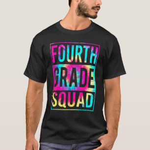 T-shirt Équipe de 4e année Tie Dye 4e Équipe Élèves Enseig