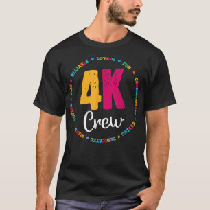 T-shirt Équipe de 4K Équipe Enseignant Jardin d'école mate
