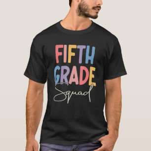T-shirt Équipe de 5e année Cinquième Enseignant Étudiant É