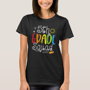 T-shirt Équipe de 5e année Cinquième Enseignant Étudiant R