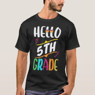 T-shirt Équipe de 5e Bonjour Professeur de cinquième garço