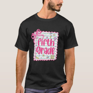 T-shirt Équipe de 5e Jour cinq de l'école Thé de cinquième