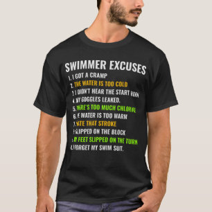 T-shirt Équipe De Baignade Swimmer Athlète Sports nautique