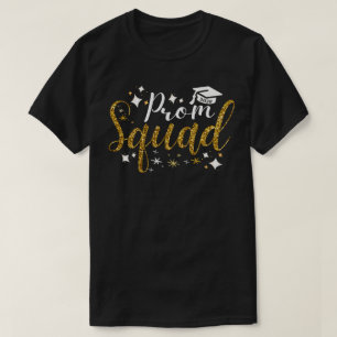T-shirt Équipe de bal de promo 2026   Diplômé   Classe ter