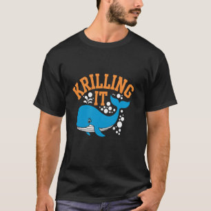 T-shirt Équipe de baleines à bosse de biologie marine des