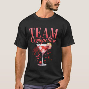 T-shirt Équipe de barmaid cocktail pour enterrement de vie