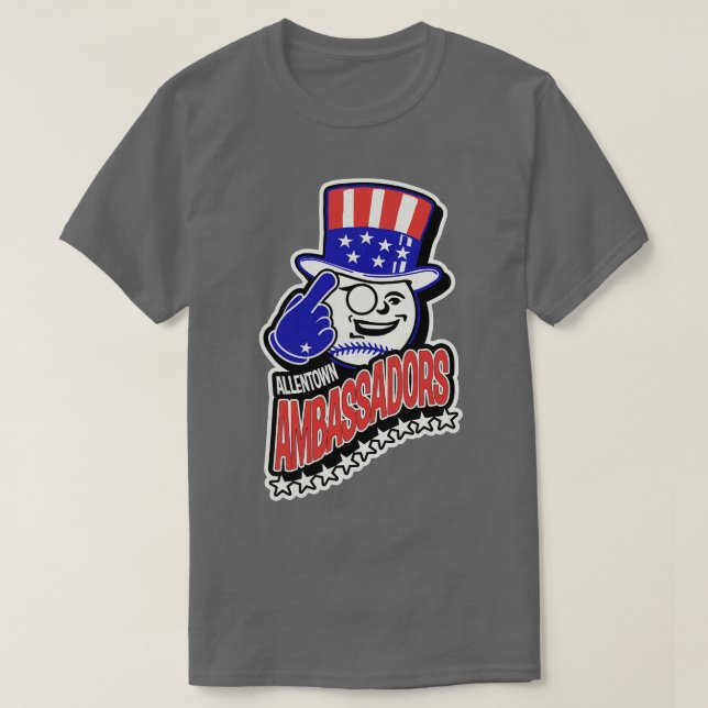 T-shirt Équipe de baseball des ambassadeurs Allentown défi (Design devant)