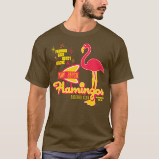 T-shirt Équipe de baseball des Flamants roses de Miami Bea
