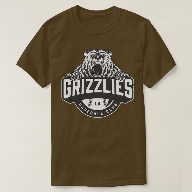 T-shirt Équipe de baseball des Grizzlies 2 (Design devant)