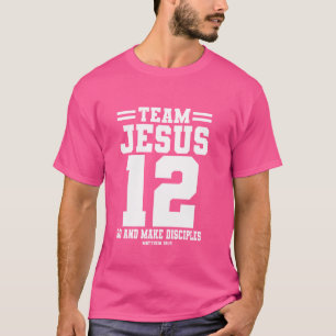 T-shirt Équipe de baseball Jésus Christian Matthew 2819 V
