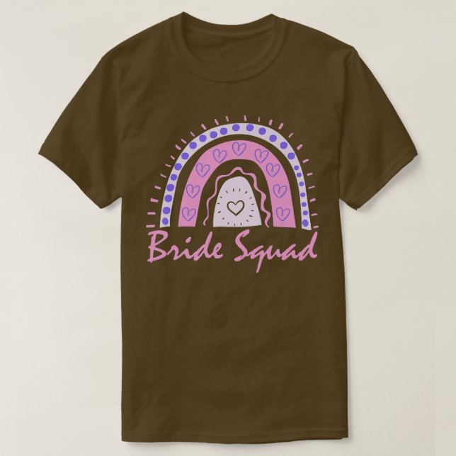 T-shirt Équipe de basket-ball de la mariée amusante équipe (Design devant)