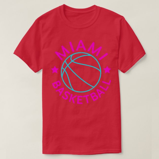T-shirt Équipe de basket-ball de Miami I (Design devant)