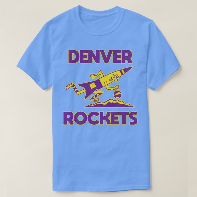 T-shirt Équipe de basket-ball Denver Rockets (Design devant)