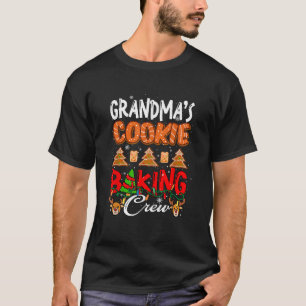T-shirt Équipe de biscuits de Noël de Grand-mère Équipe de