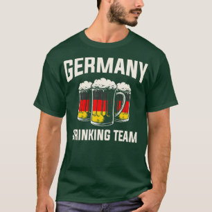 T-shirt Équipe de boisson allemande Drôle de buveur de biè
