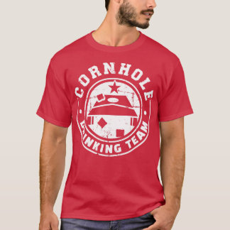 T-shirt Équipe de boisson Cornhole