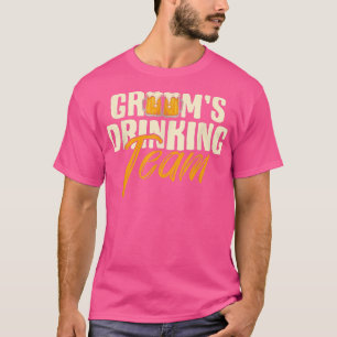 T-shirt Équipe de boisson du marié Enterrement de vie de g