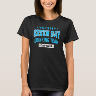 T-shirt Équipe de boisson Green Bay Capitaine Beer Craft B