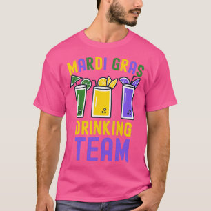 T-shirt Équipe de Boisson Mardi Gras Crawfish Carnival P