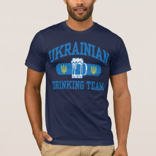 T-shirt Équipe de boisson ukrainienne