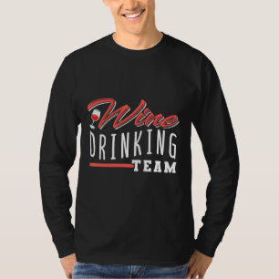 T-shirt Équipe De Boissons De Vins 123