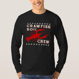 T-shirt Équipe de bouillon d'écrevisses cajun pour hommes