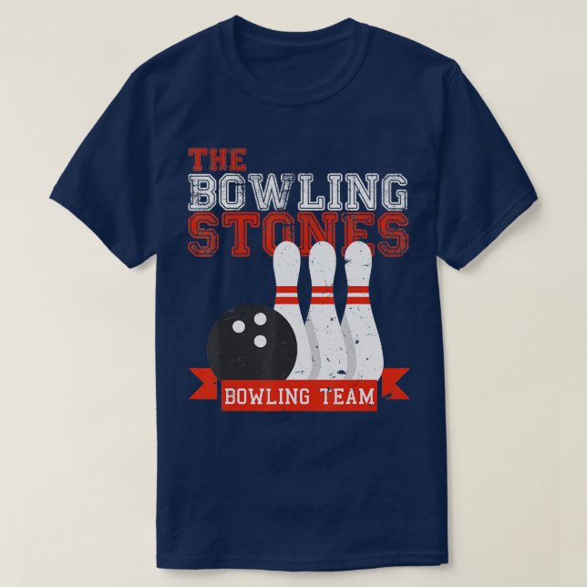 T-shirt Équipe de Bowl Bowl Stones (Design devant)
