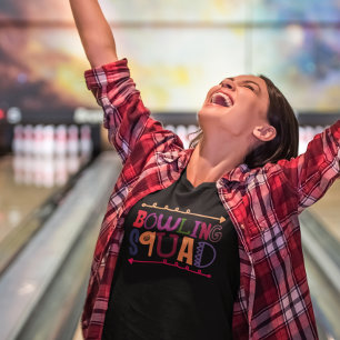 T-shirt Équipe de bowling colorée