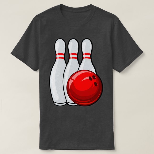 T-shirt Équipe de bowling de bowling et de bowling à éping (Design devant)