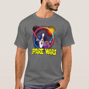 T-shirt Équipe de bowling de jumelage Spare Wars