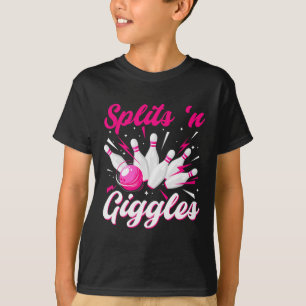 T-shirt Équipe de bowling Funny Splits n Giggles Joueuse d