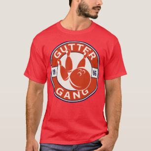 T-shirt Équipe de Bowling Gutter Gang T