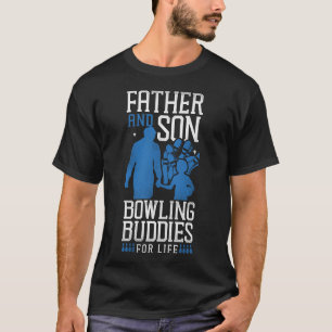 T-shirt Équipe De Bowling Père Et Son Époux De Bowling Pou