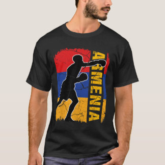 T-shirt Équipe de boxe arménienne Drapeau de l'Arménie Gan