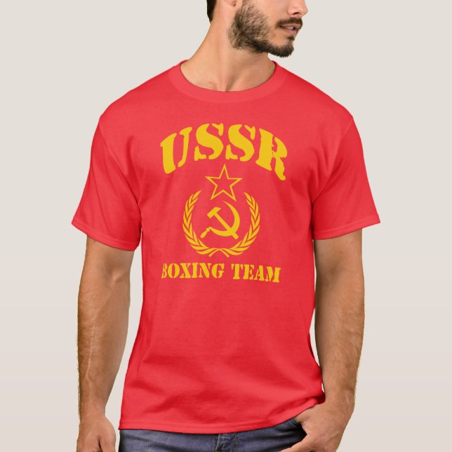 T-shirt Équipe de boxe de l'URSS (Devant)