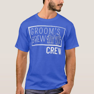 T-shirt Équipe de brassage du marié Meilleur homme de la f