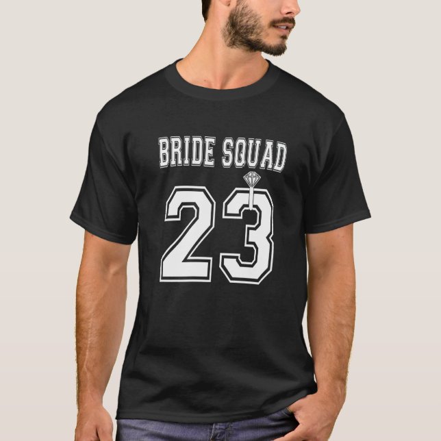 T-shirt Équipe de brigade 2023 Bachelorette de la fête nup (Devant)