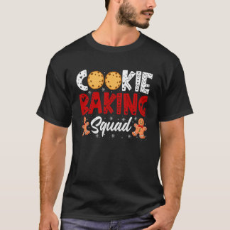 T-shirt Équipe de brigade de biscuits de fêtes Joyeux Noël