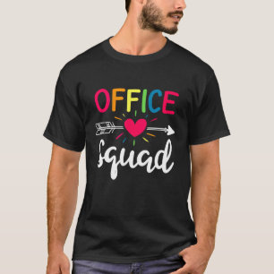 T-shirt Équipe de bureau Secrétaire de l'école Assistante