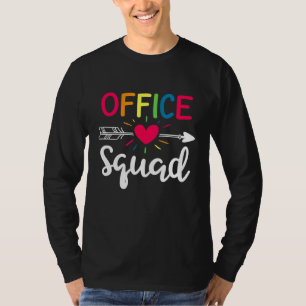 T-shirt Équipe de bureau Secrétaire de l'école Assistante