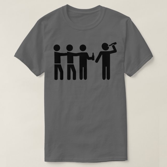 T-shirt Équipe de buveurs (Design devant)