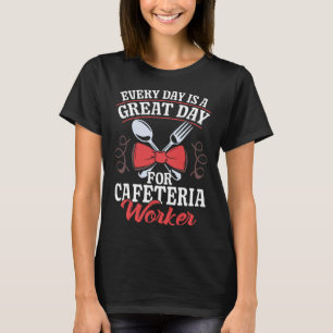 T-shirt Équipe de cafétéria Grande Journée Dame du déjeune