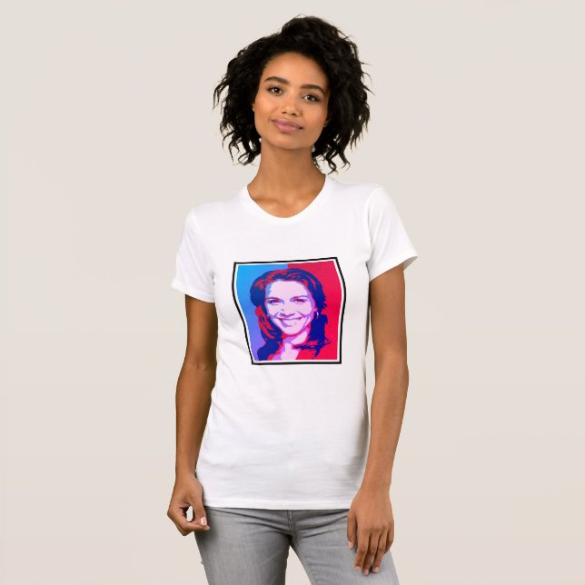 T-shirt Équipe de campagne Tulsi Gabbard (Devant entier)