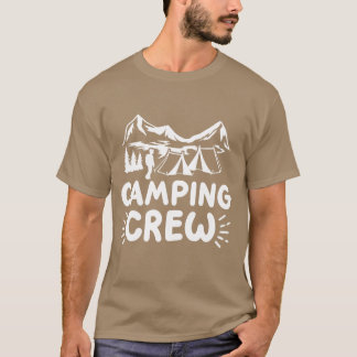 T-shirt Équipe de camping Amis campeur