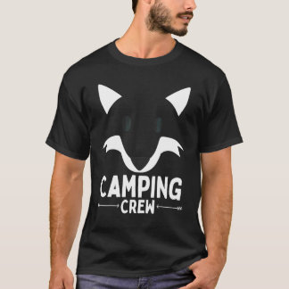 T-shirt Équipe de camping Camionneur Équipée de Fox  Famil