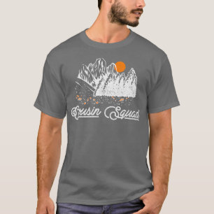 T-shirt Équipe de camping Cousin