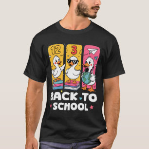 T-shirt Équipe de canard drôle de l'école premier jour d'é