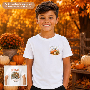 T-shirt Équipe de champ de citrouilles tenue de famille as